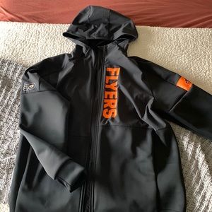 Mens Philadelphia Flyers Adidas Full Zip Jacket size L
